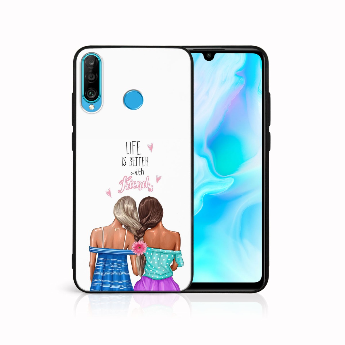 PROTEMIO MY ART védőtok Huawei P30 Lite FRIENDS (060) akciós termékkép 1