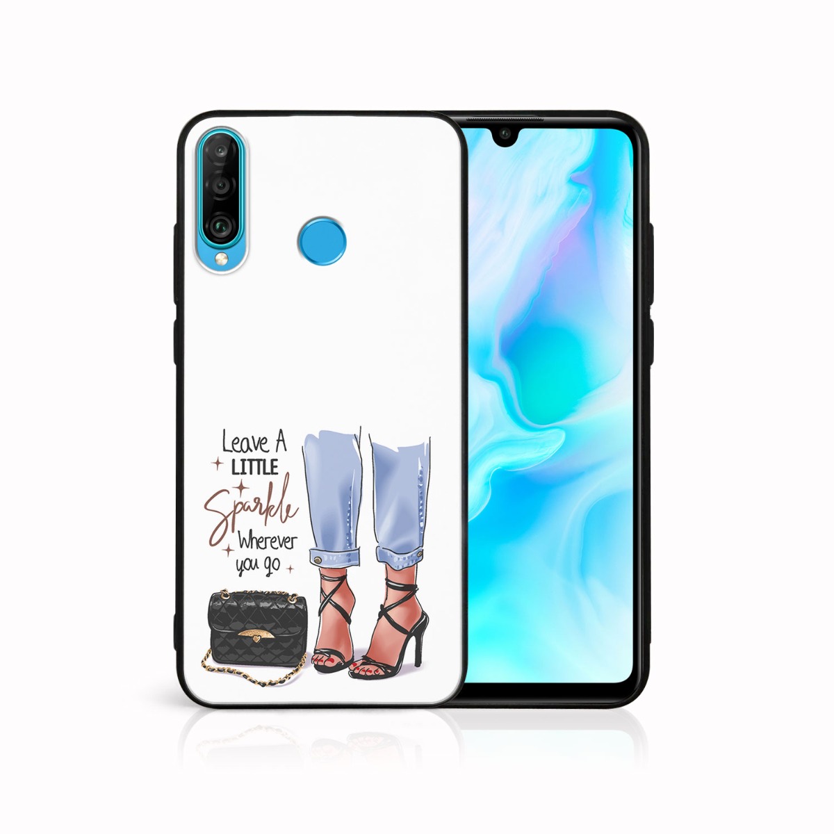 PROTEMIO MY ART védőtok Huawei P30 Lite SHOES (061) akciós termékkép 1