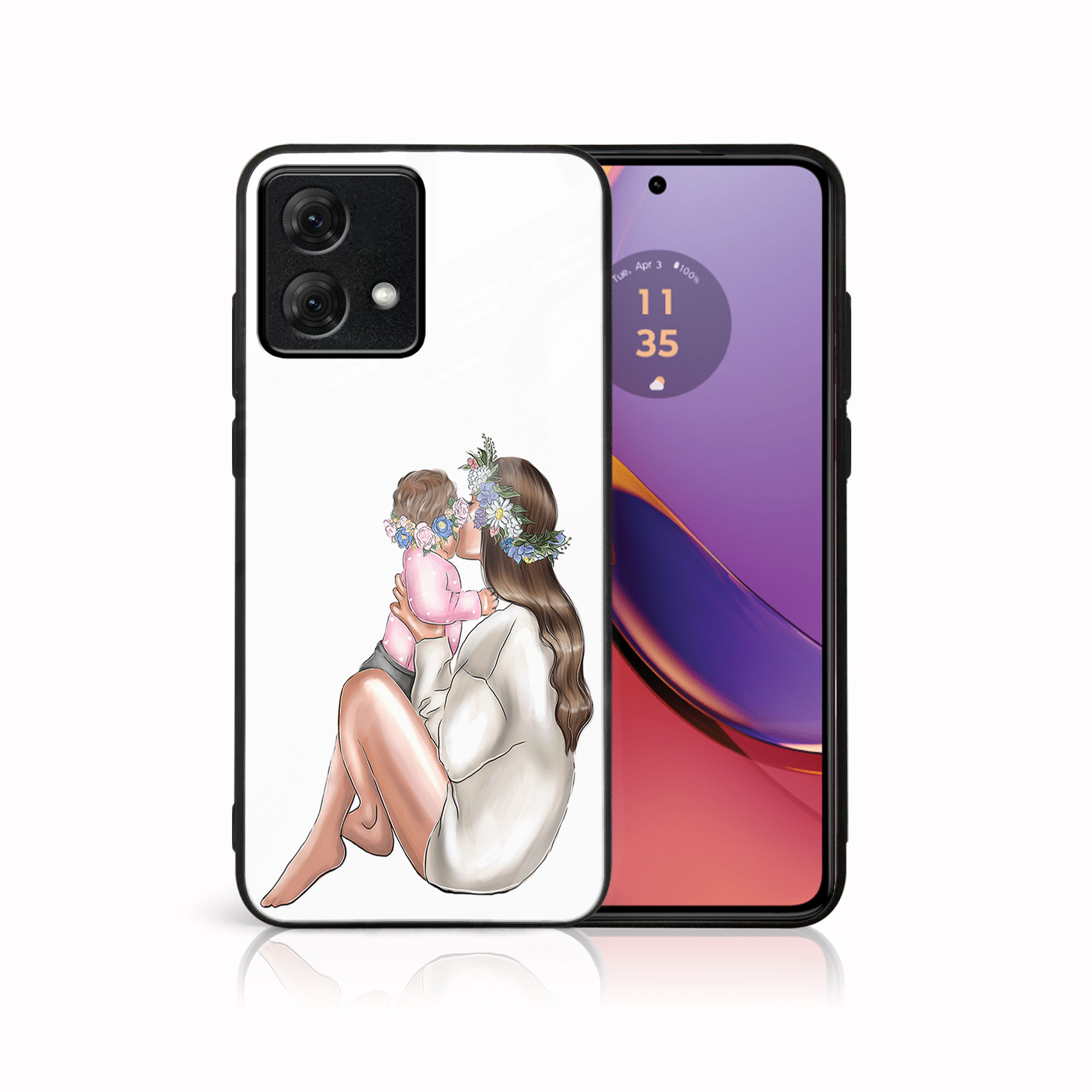 PROTEMIO MY ART Ochranný kryt pre Motorola Moto G84 5G BABY GIRL (111) akciós termékkép 1