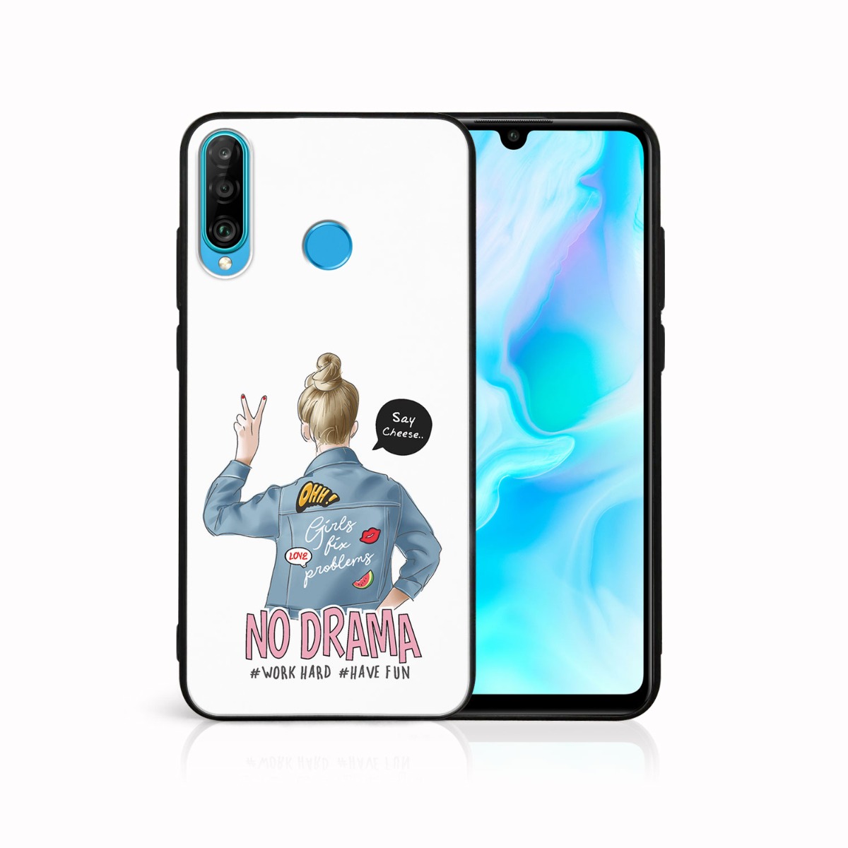 PROTEMIO MY ART védőtok Huawei P30 Lite NO DRAMA (138) akciós termékkép 1