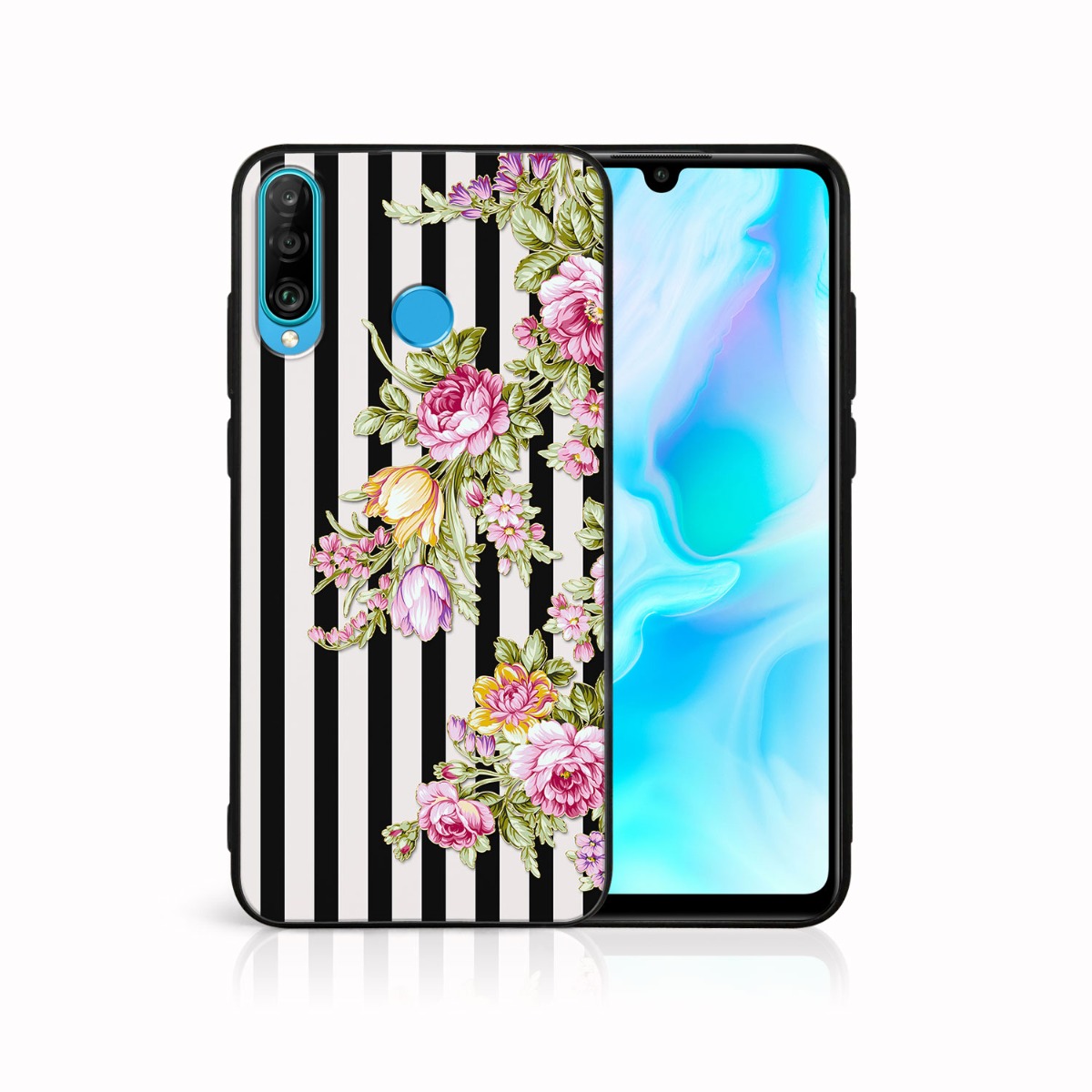 PROTEMIO MY ART védőtok Huawei P30 Lite STRIPS (176) akciós termékkép 1