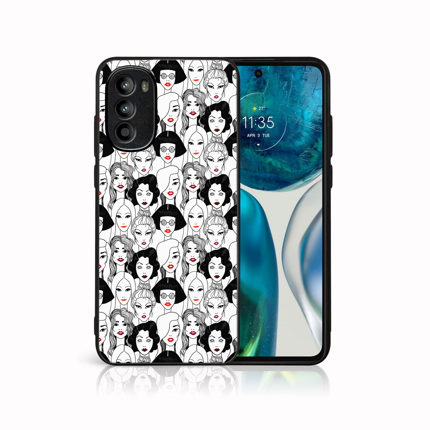 PROTEMIO MY ART Védőtok Motorola Moto G52 LIPSTICK (174) akciós termékkép 1