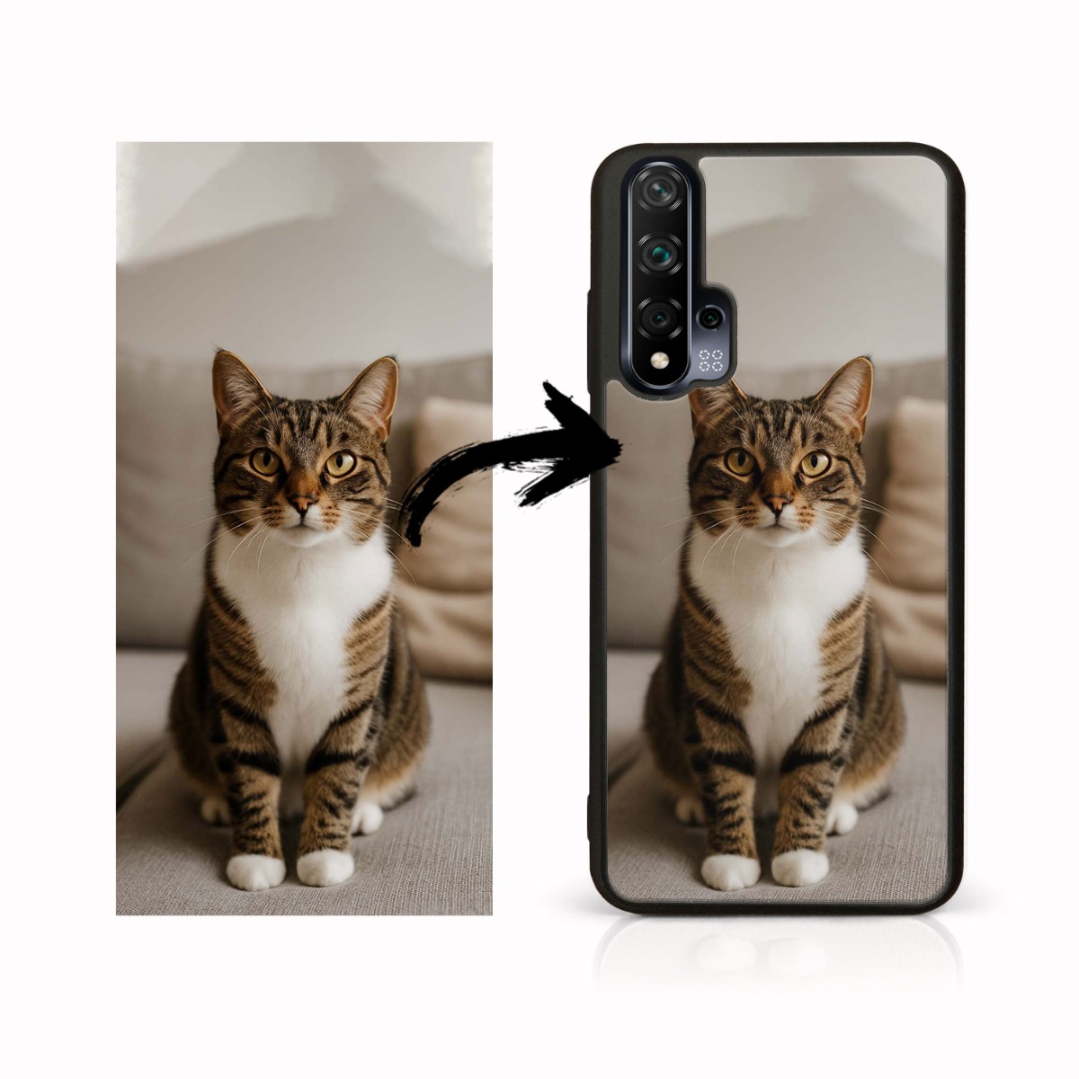 Egyedi fényképes tok Honor 20 / Huawei Nova 5T telefonra akciós termékkép 1