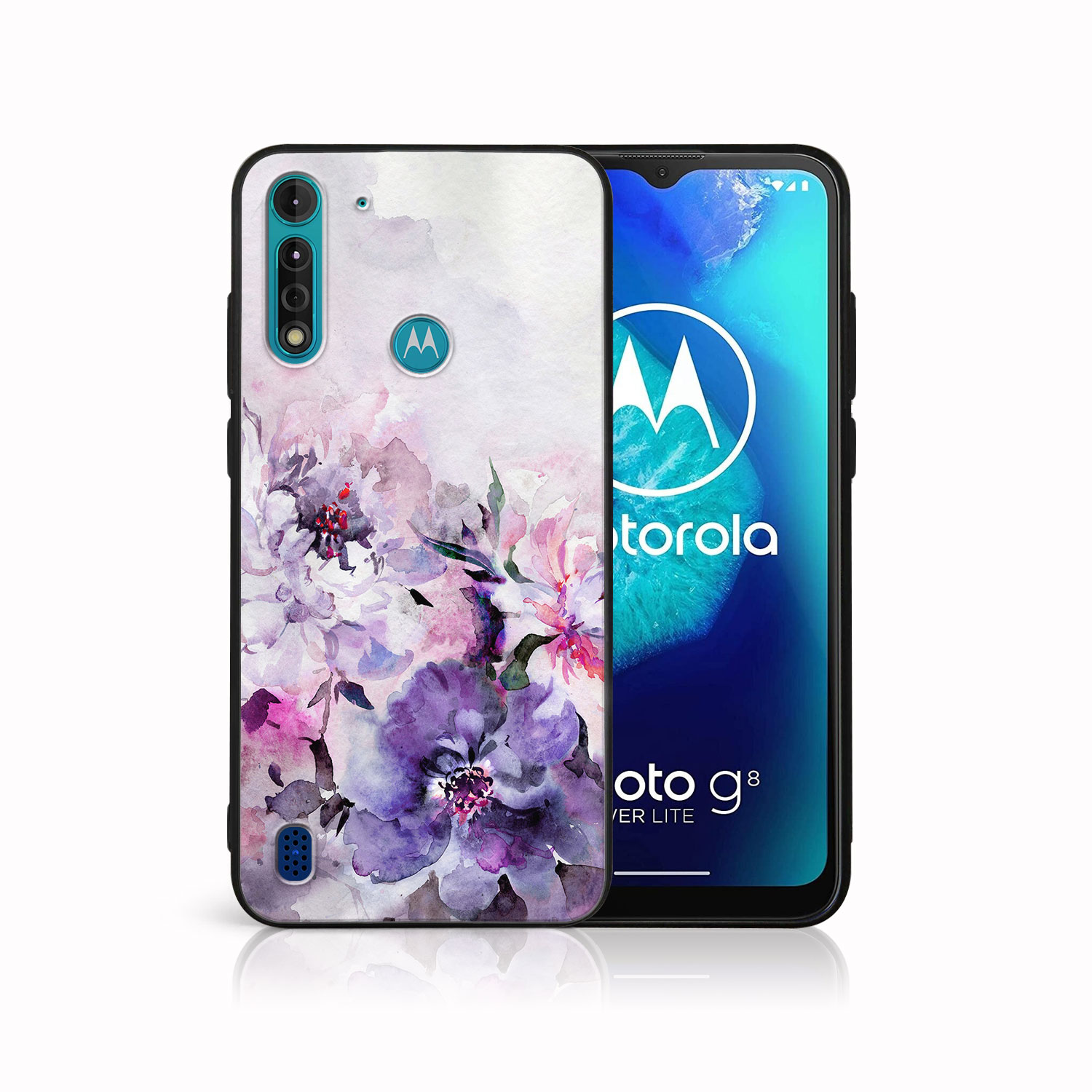 MY ART Védőburkolat a Motorola Moto G8 Power Lite PEONIES (156) akciós termékkép 1
