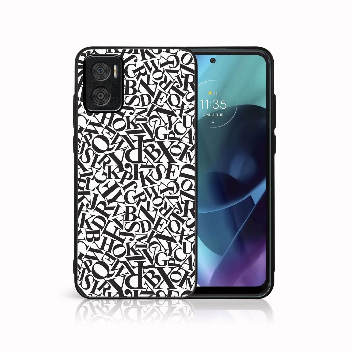 PROTEMIO MY ART Védőtok Motorola Moto E22 / E22i ABCD (166) akciós termékkép 1