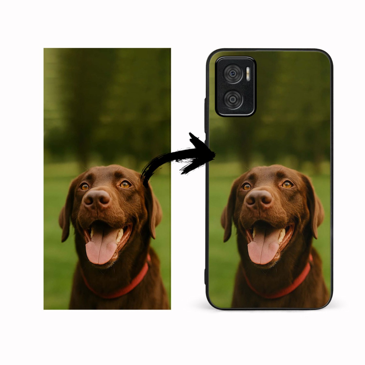 Egyedi fényképes tok Motorola Moto E22 / E22i készülékhez termék 2. képe