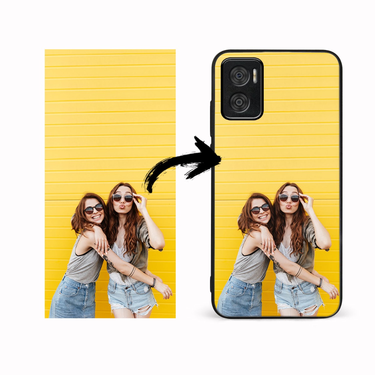 Egyedi fényképes tok Motorola Moto E22 / E22i készülékhez akciós termékkép 1
