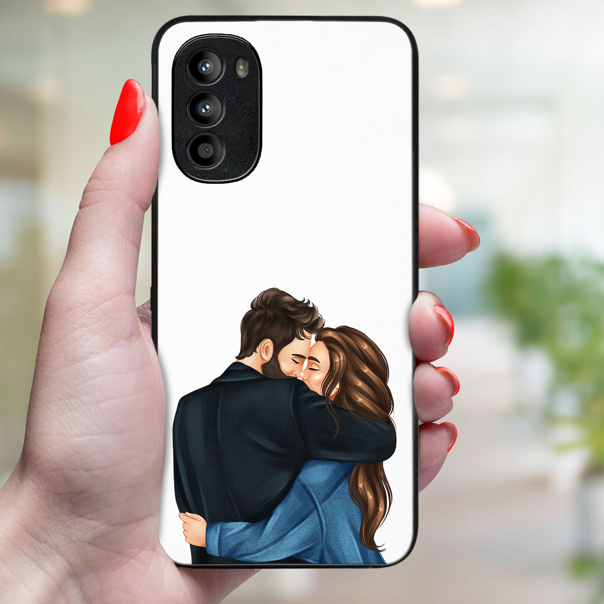 PROTEMIO MY ART Védőtok Motorola Moto G52 COUPLE (117) készülékhez termék 2. képe