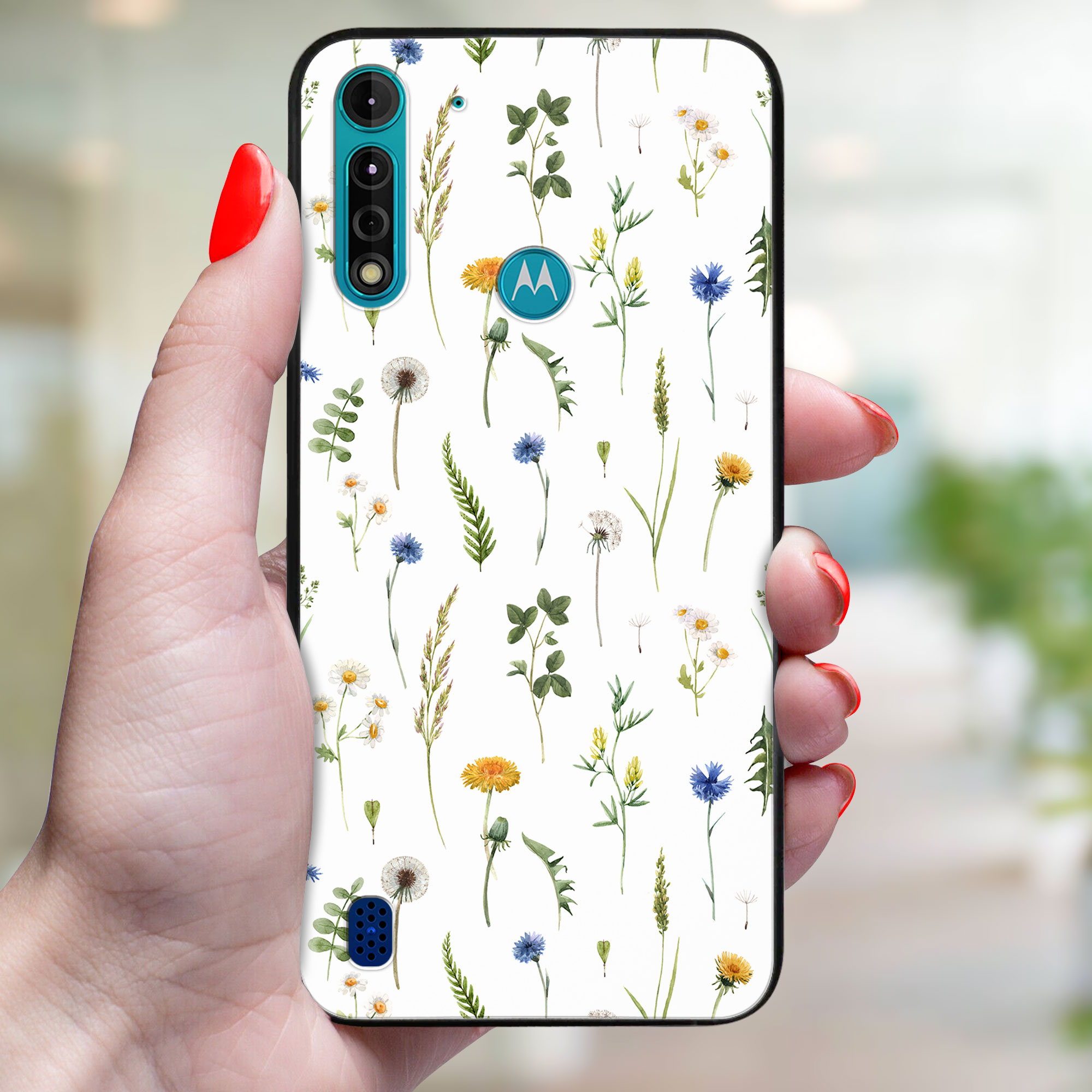 MY ART Védőburkolat a Motorola Moto G8 teljesítményhez Lite WILDFLOWER (153) termék 2. képe
