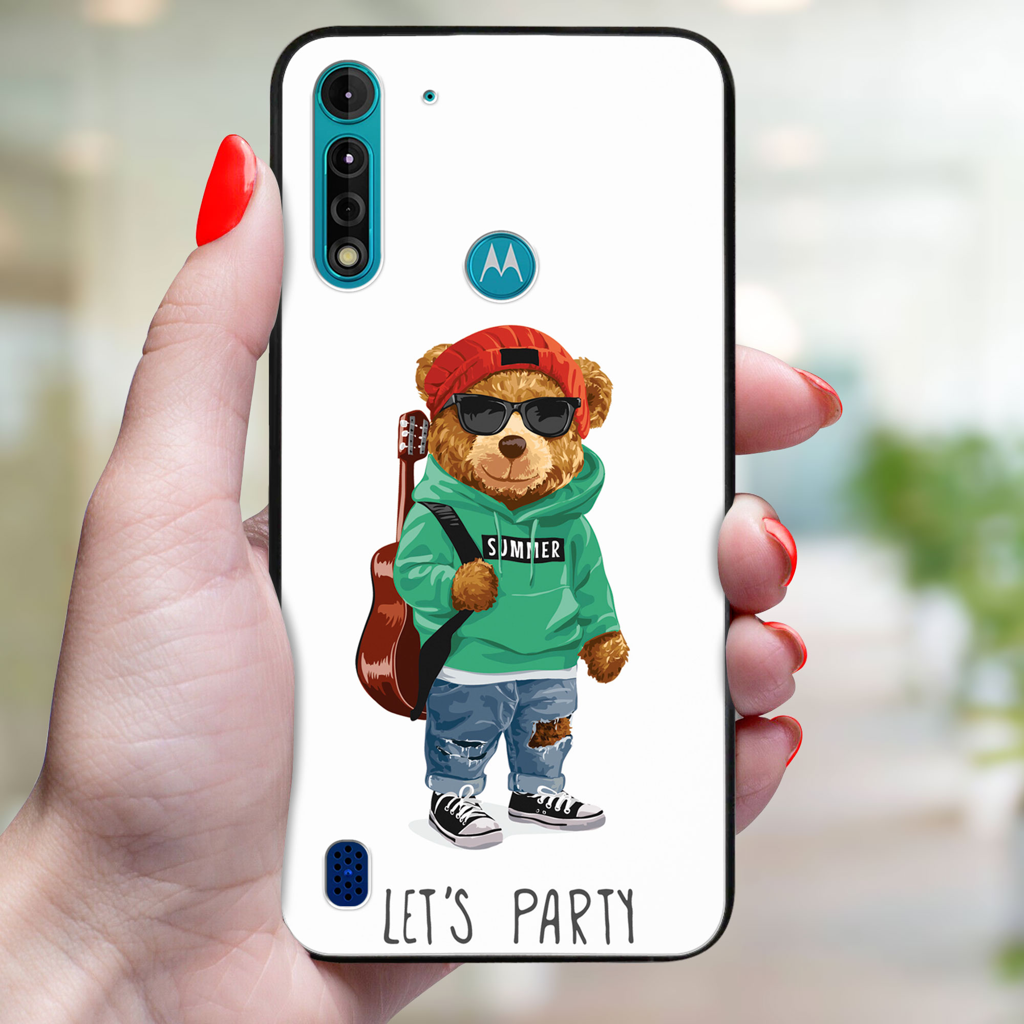 MY ART Védőburkolat a Motorola Moto G8 Teljesítmény Lite BEAR (177) termék 2. képe