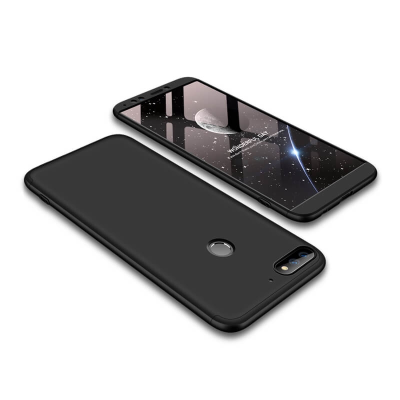 360° védőburkolat Huawei Y7 Prime 2018 fekete akciós termékkép 1