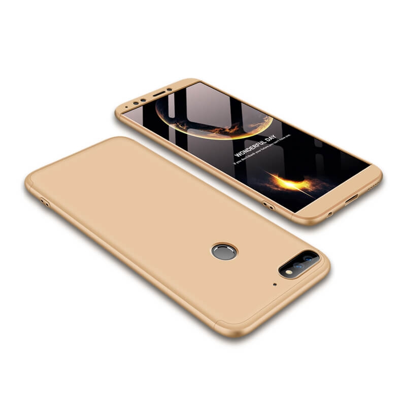 360° védőtok Huawei Y7 Prime 2018 aranyhoz akciós termékkép 1