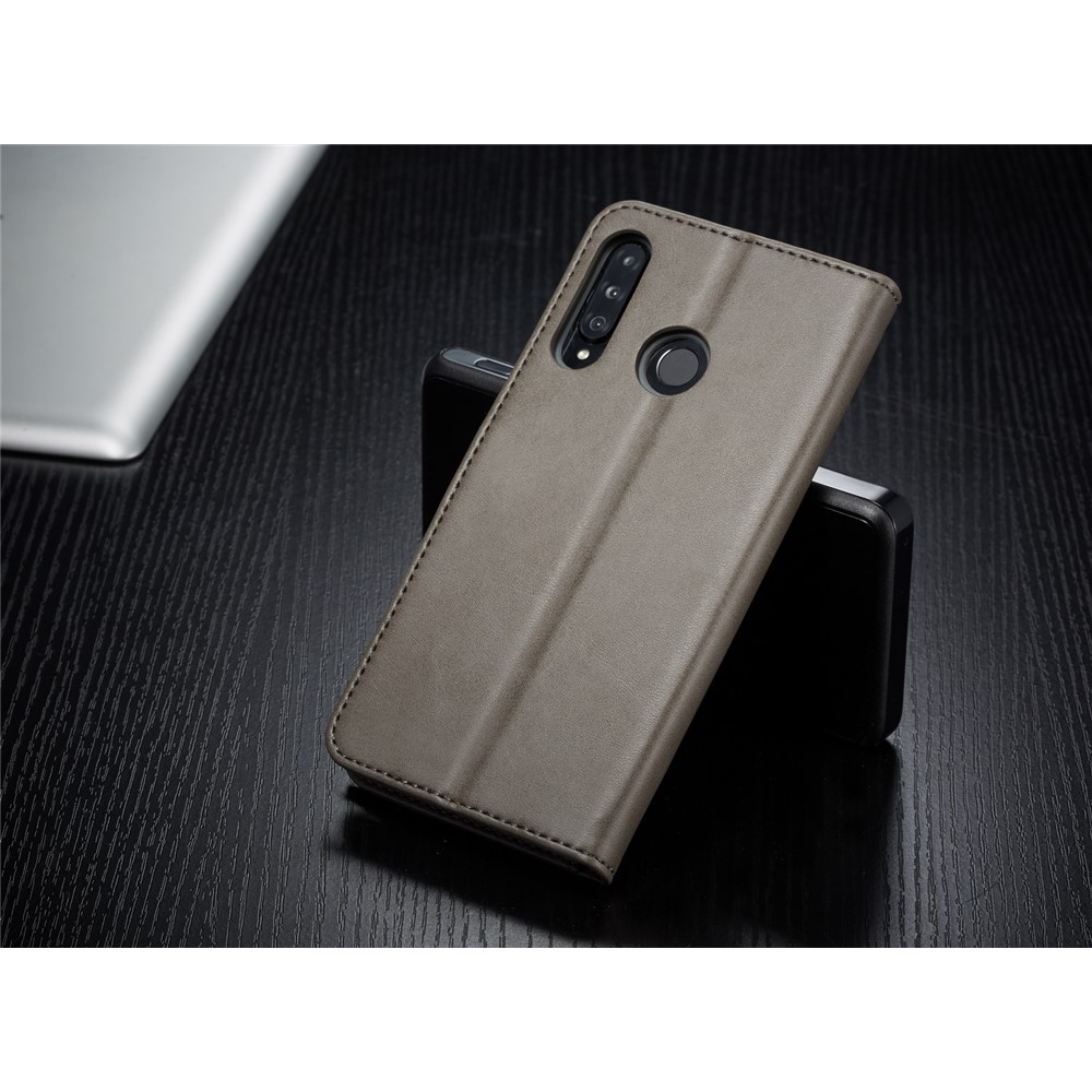IMEEKE Pénztárca tok Huawei P30 Lite szürke termék 2. képe