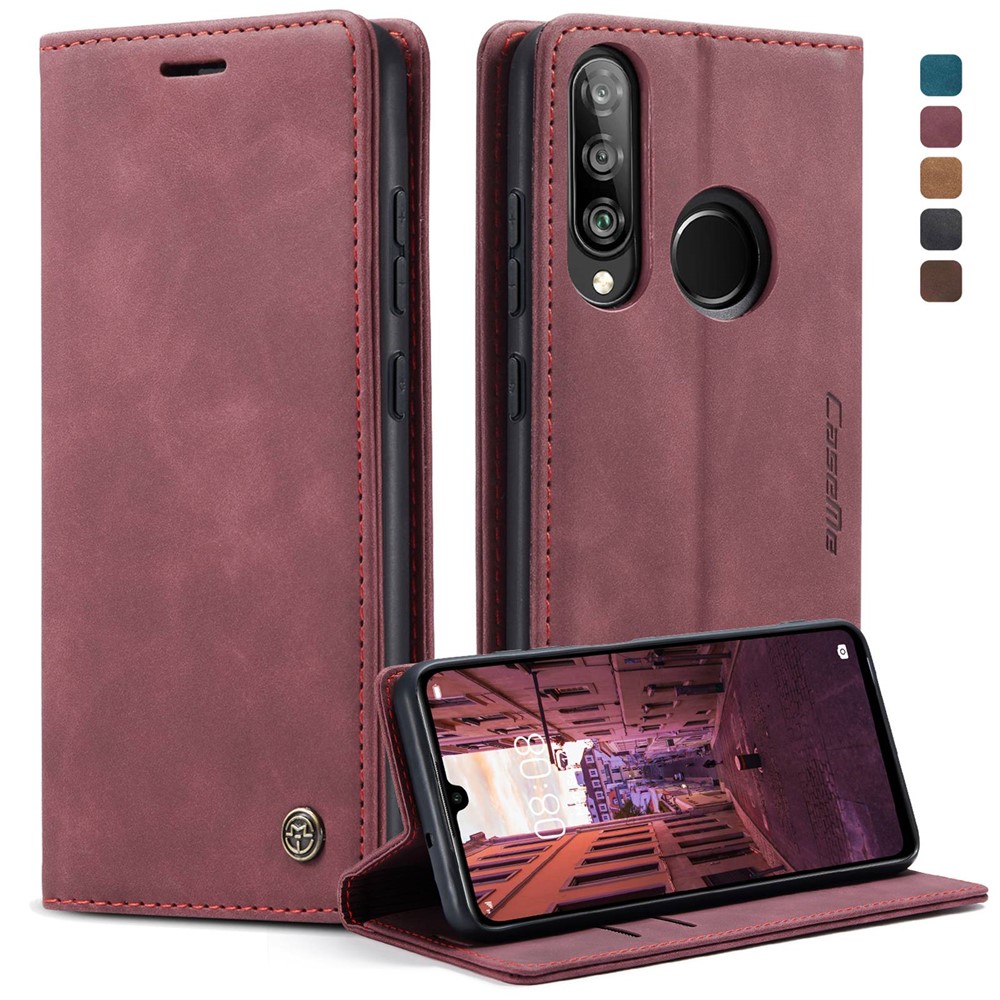 CASEME Flip tok Huawei P30 Lite telefonhoz, piros akciós termékkép 1