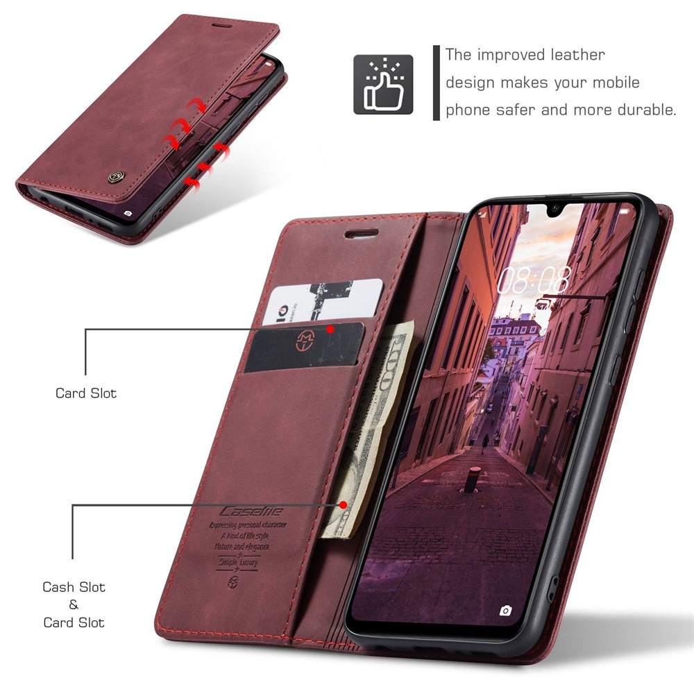 CASEME Flip tok Huawei P30 Lite telefonhoz, piros termék 2. képe