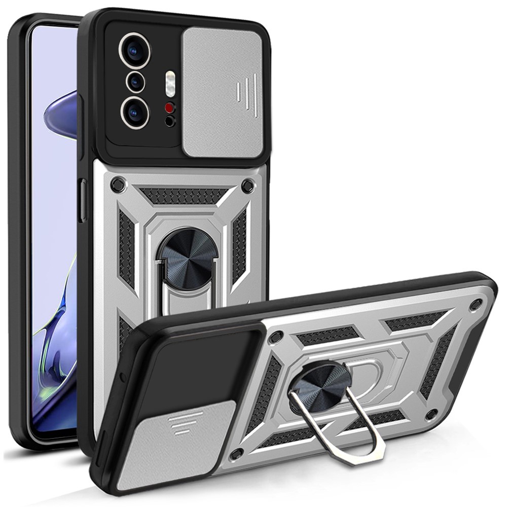 RING CAMERA Ezüst színű tok tartóval Xiaomi 11T / 11T Pro telefonhoz akciós termékkép 1