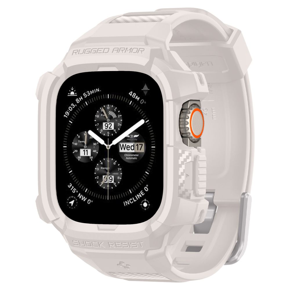 SPIGEN RUGGED ARMOR PRO Apple Watch Ultra 1/2 49mm DUNE BEIGE akciós termékkép 1