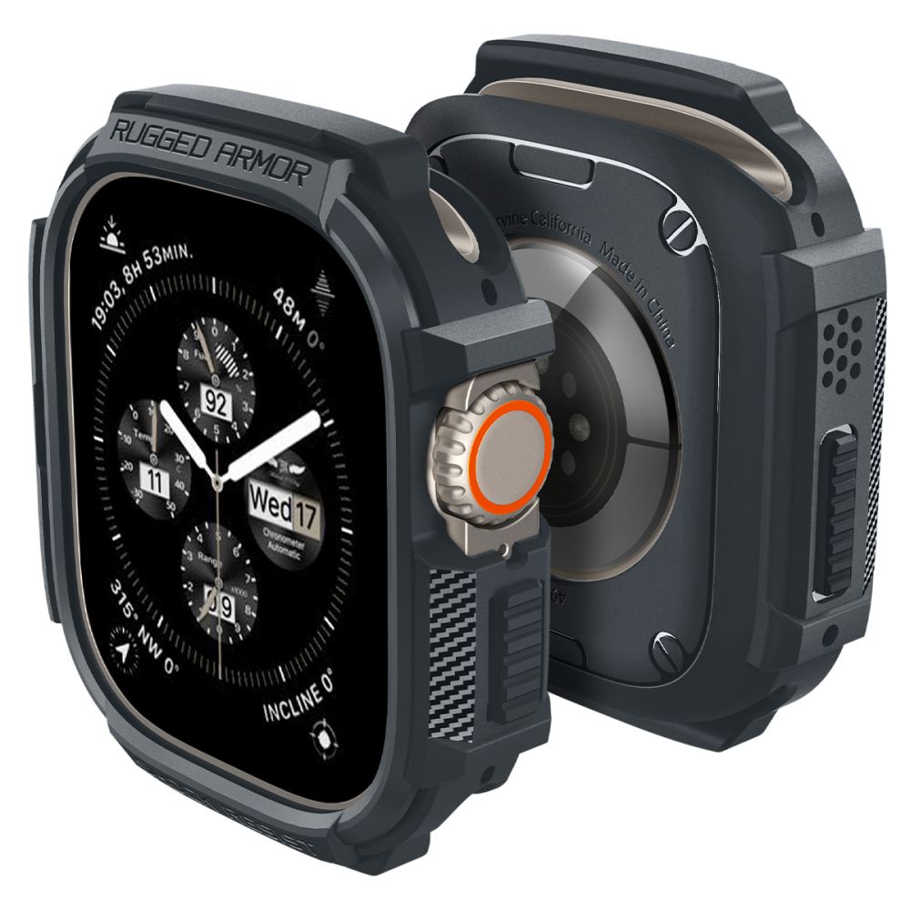 SPIGEN RUGGED ARMOR Obal és hodinky Apple Watch 1/2 49mm GREY akciós termékkép 1