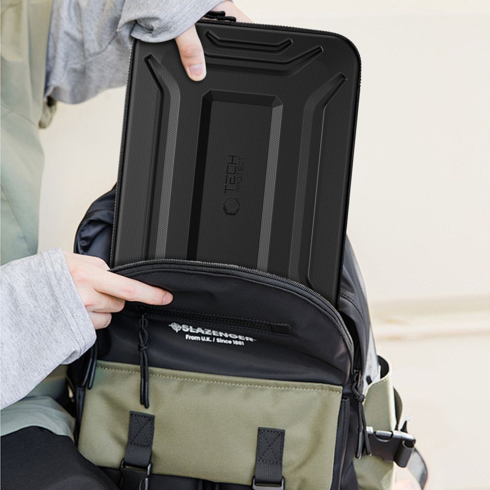 TECH-PROTECT KEVLAR PRO LAPTOP Laptoptok 15-16" fekete termék 2. képe