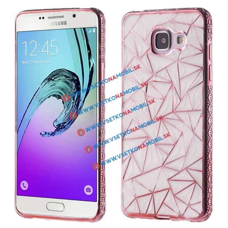 Gumi borítás Samsung Galaxy A5 2016 DIAMOND rózsaszín