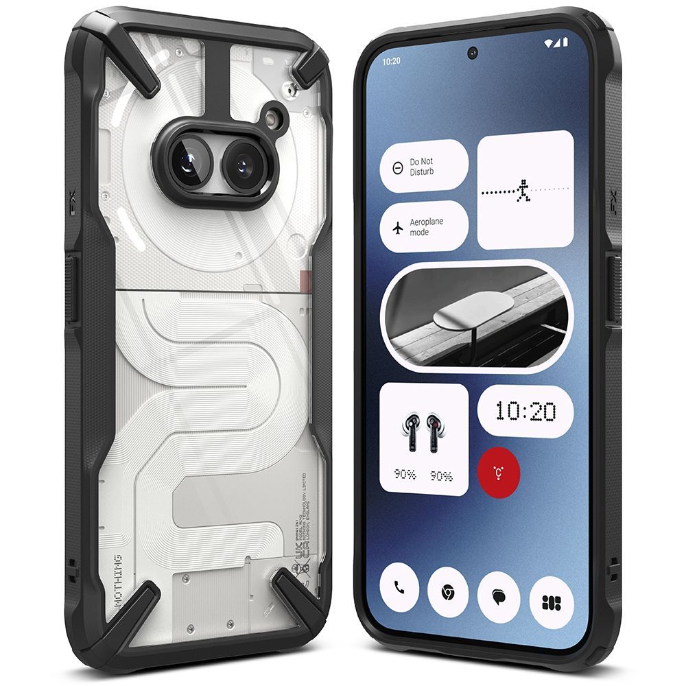 RINGKE FUSION X fedél a Nothing Phone 2a / (2a) Plus BLACK számára akciós termékkép 1