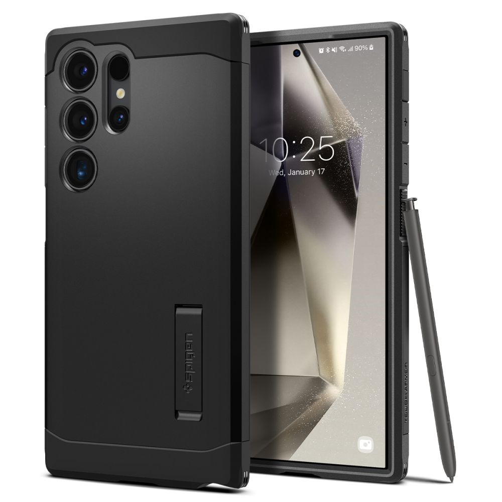 SPIGEN TOUGH ARMOR Védőburkolat Samsung Galaxy S24 Ultra 5G fekete akciós termékkép 1