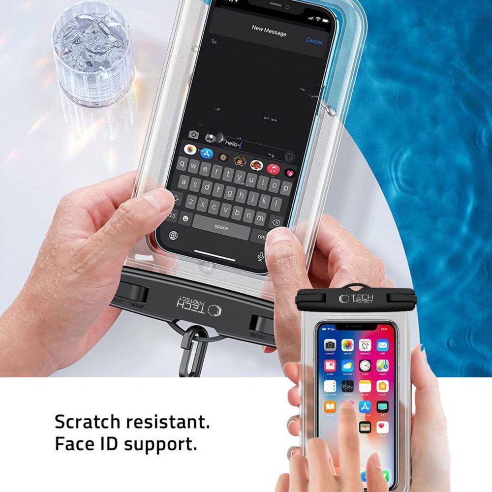 TECH-PROTECT UWC7 Univerzális vízálló tok 6.9" Rózsaszínig termék 2. képe