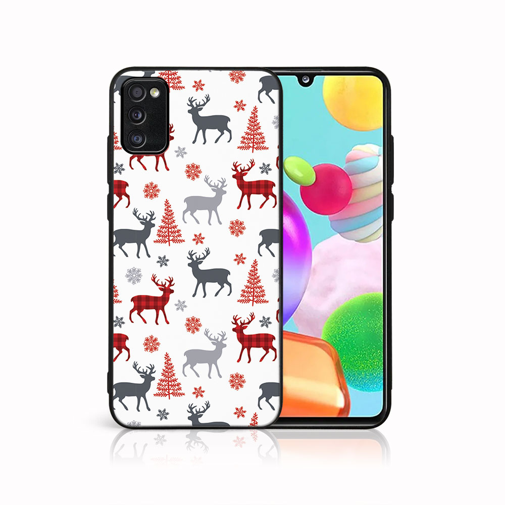 MY ART karácsonyi mintás Samsung Galaxy A41 DEER (068) telefontok akciós termékkép 1
