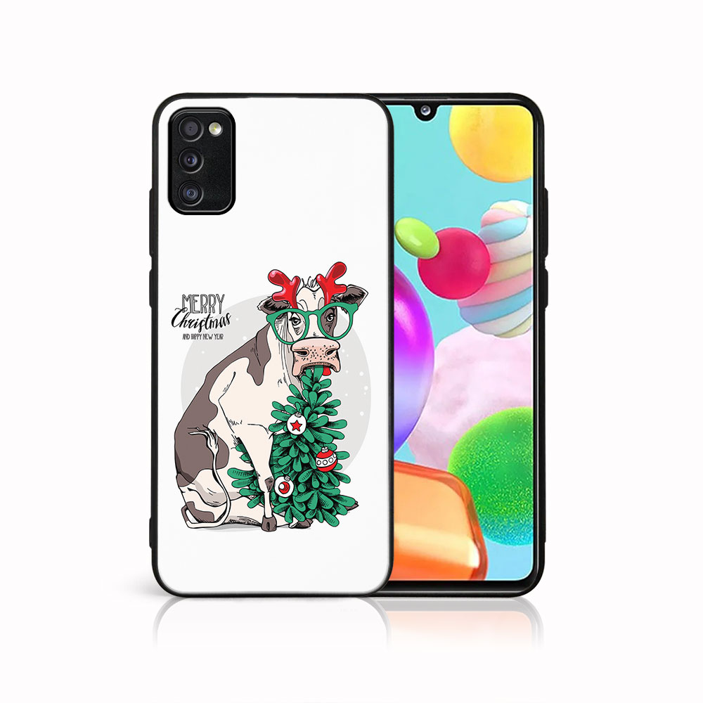 MY ART karácsonyi mintás tok Samsung Galaxy A41 MERRY CHRISTMAS (074) akciós termékkép 1