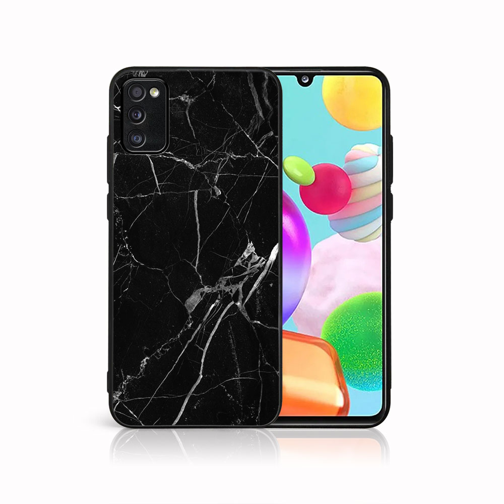 MY ART Védőtok Samsung Galaxy A41 BLACK MARBLE (142) akciós termékkép 1