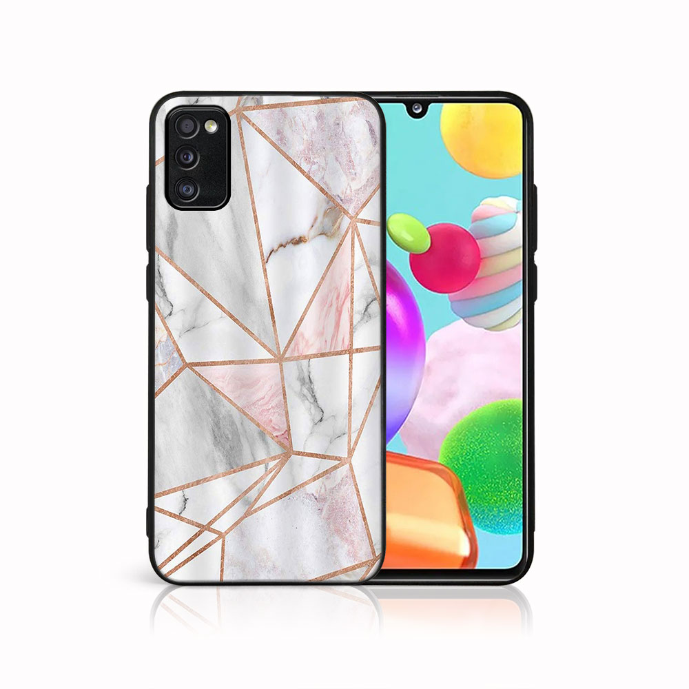 MY ART Védőtok Samsung Galaxy A41 PINK MARBLE (143) készülékhez akciós termékkép 1
