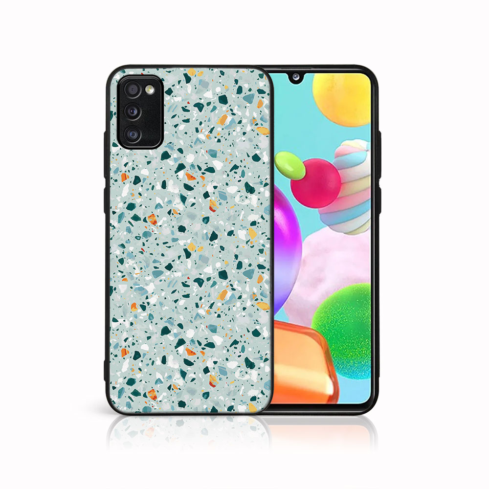 MY ART Védőtok Samsung Galaxy A41 BLUE TERRAZZO (164) készülékhez akciós termékkép 1