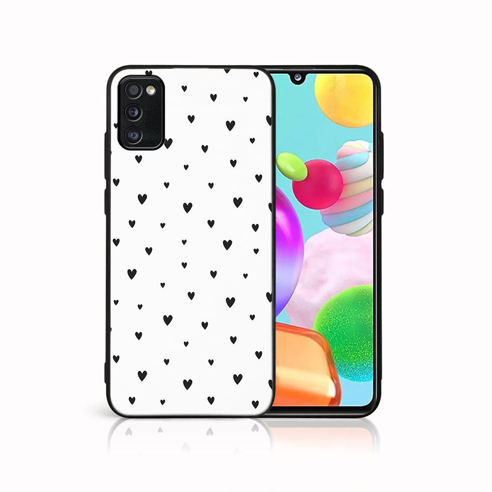 MY ART Védőtok Samsung Galaxy A41 BLACK HEARTS (167) készülékhez akciós termékkép 1