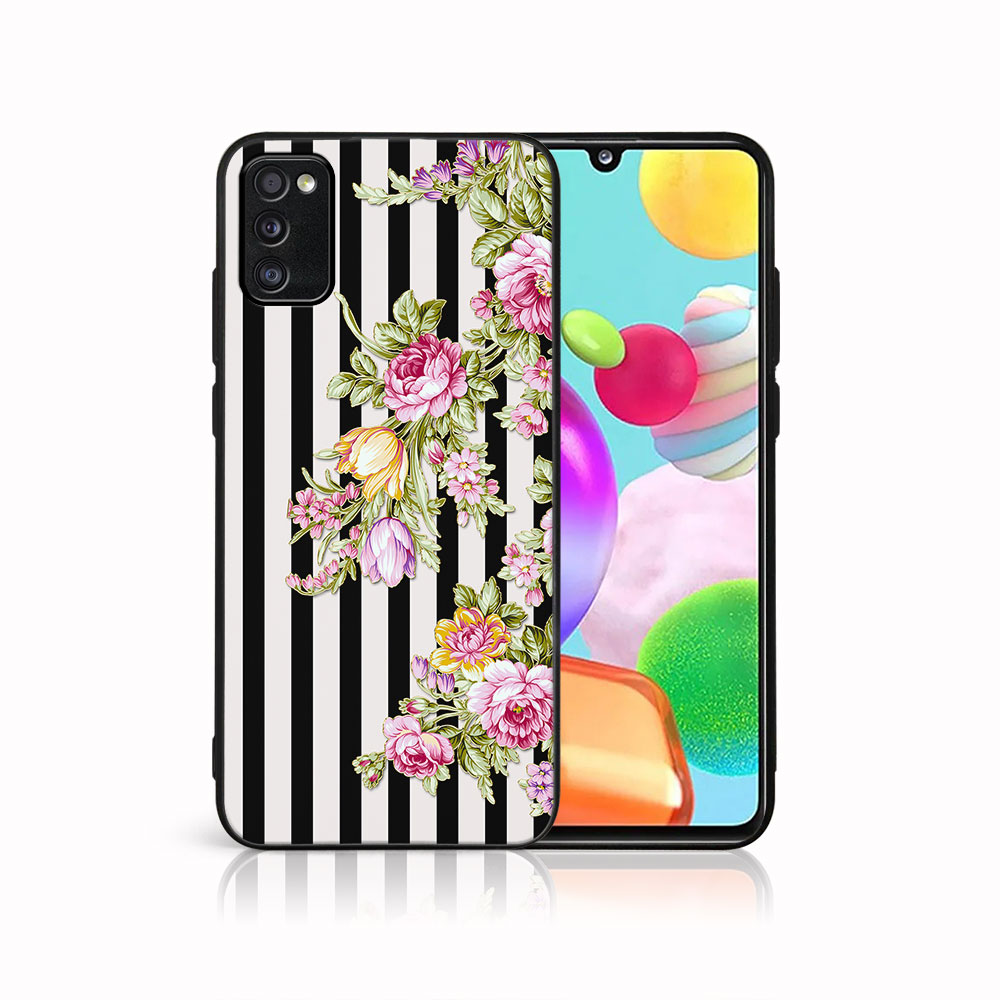 MY ART Védőtok Samsung Galaxy A41 STRIPS (176) készülékhez akciós termékkép 1