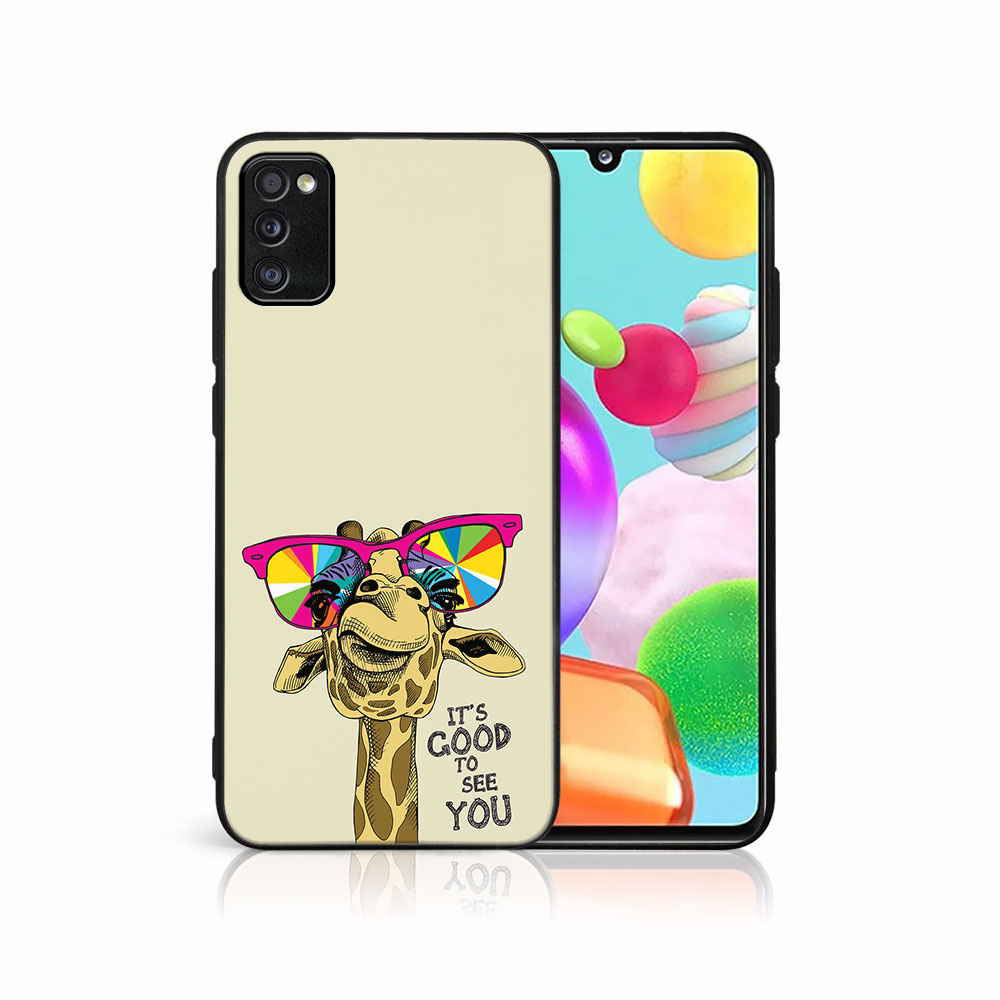 MY ART Védőtok Samsung Galaxy A41 GIRAFFE (180) készülékhez akciós termékkép 1
