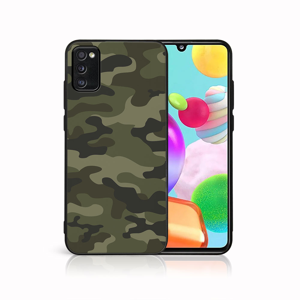 MY ART Védőtok Samsung Galaxy A41 GREEN CAMO (235) akciós termékkép 1