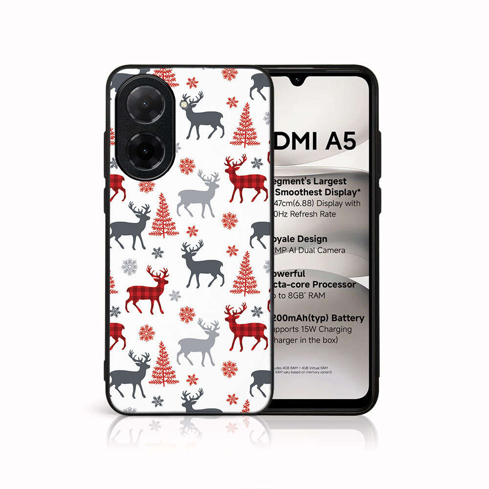 MY ART Kryt s vianočným dizajnom Xiaomi Redmi A5 DEER (068) akciós termékkép 1