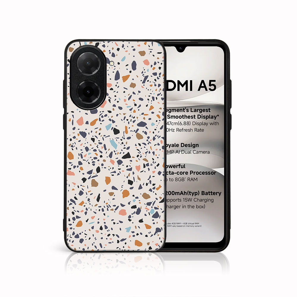 MY ART Védőtok Xiaomi Redmi A5 BEIGE TERRAZZO (162) készülékhez akciós termékkép 1