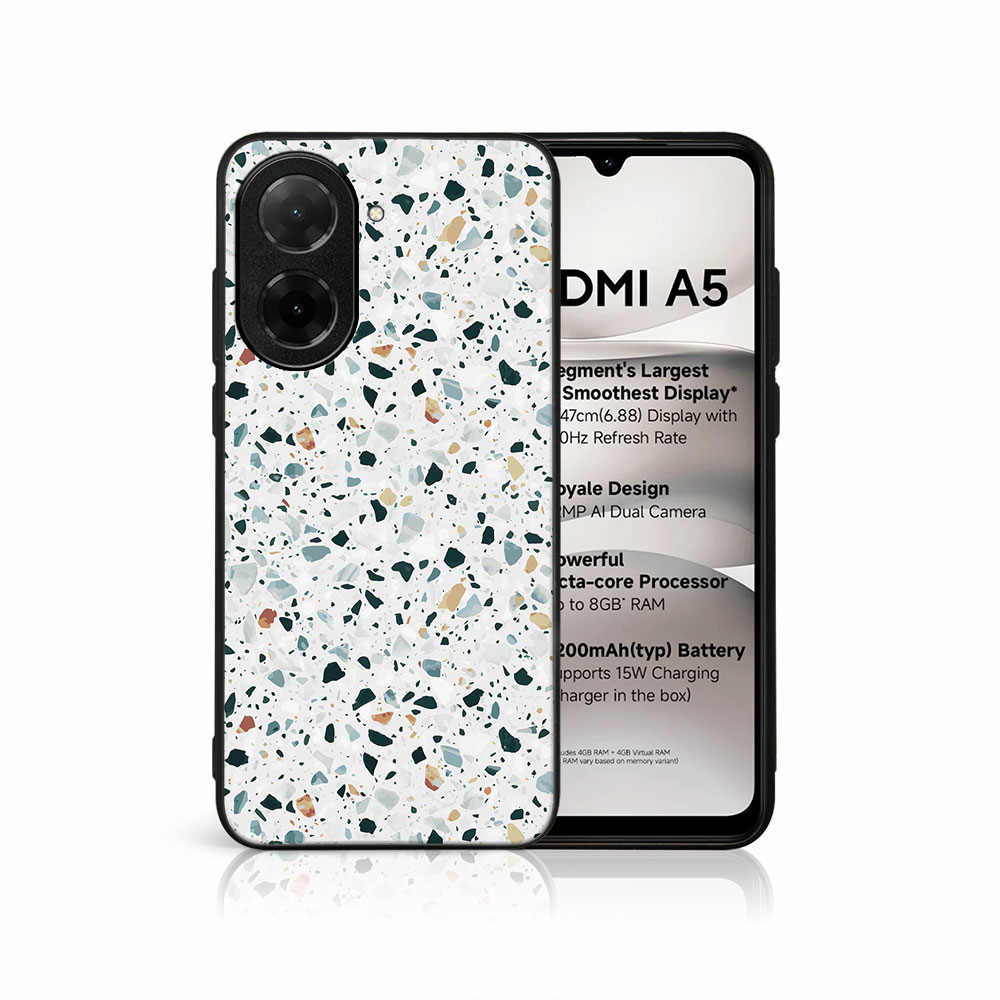 MY ART Védőtok Xiaomi Redmi A5 GREY TERRAZZO (163) készülékhez akciós termékkép 1