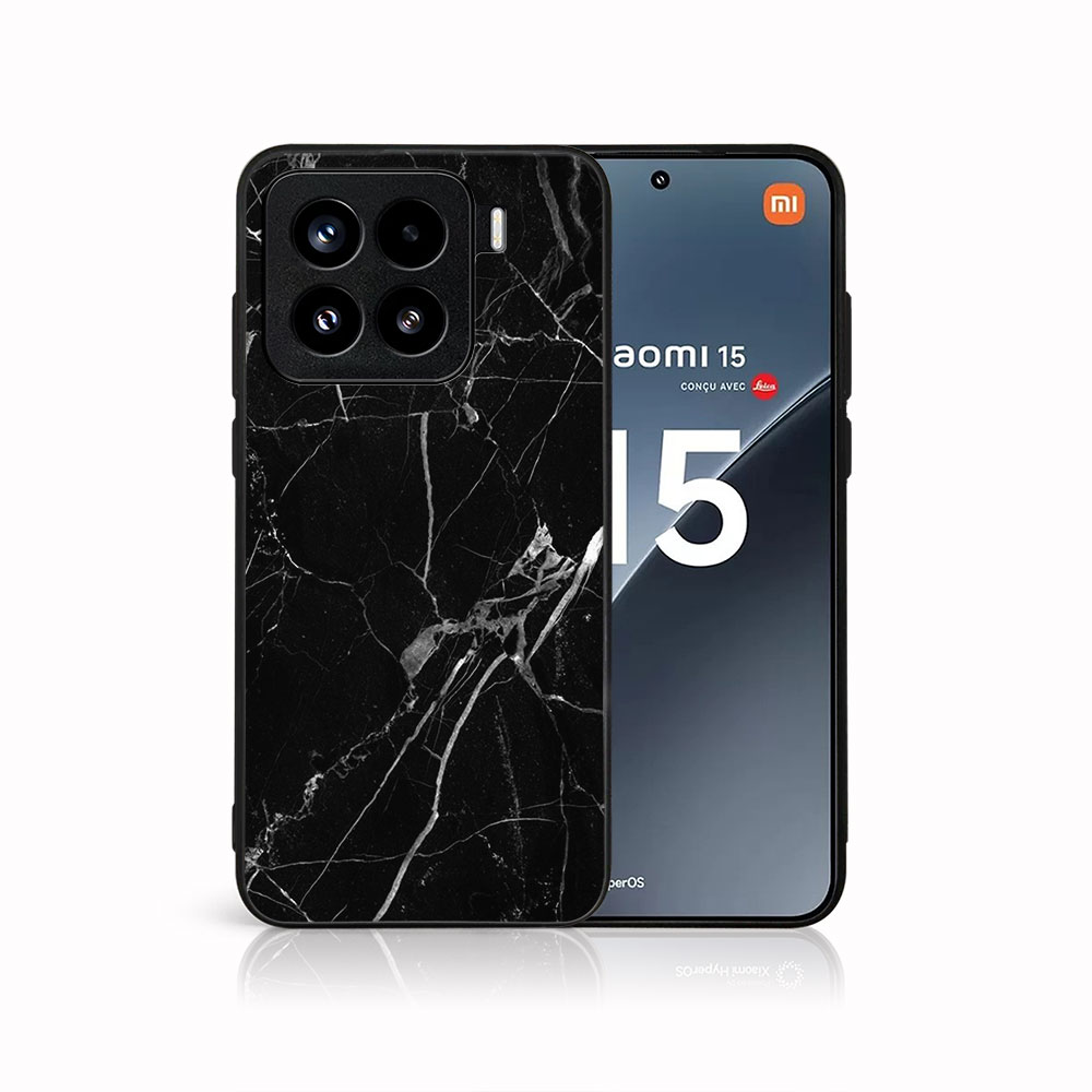 MY ART Védőtok Xiaomi 15 BLACK MARBLE (142) készülékhez akciós termékkép 1
