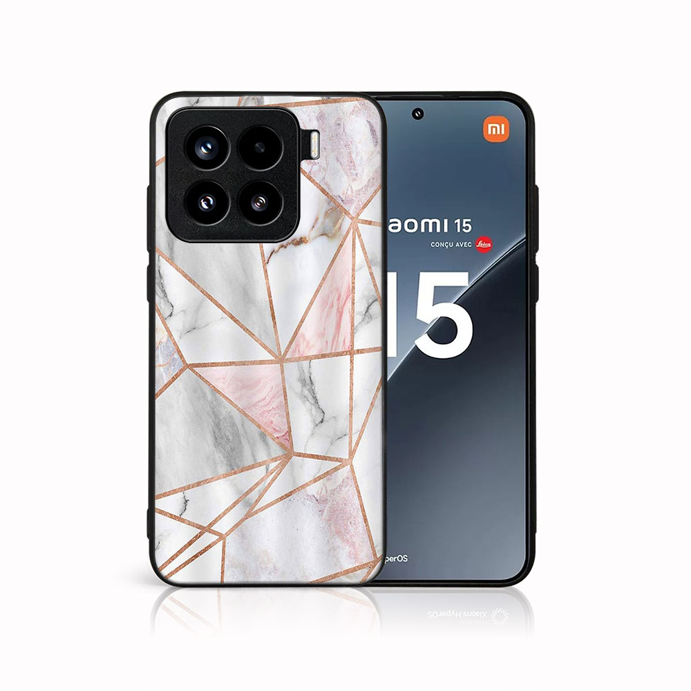 MY ART Védőtok Xiaomi 15 PINK MARBLE készülékhez (143) akciós termékkép 1