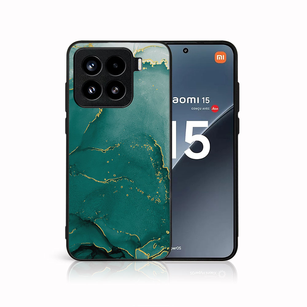 MY ART Védőtok Xiaomi 15 GREEN MARBLE (145) készülékhez akciós termékkép 1