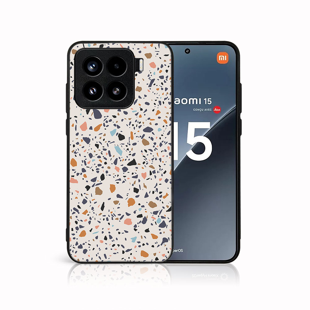 MY ART Védőtok Xiaomi 15 BEIGE TERRAZZO készülékhez (162) akciós termékkép 1