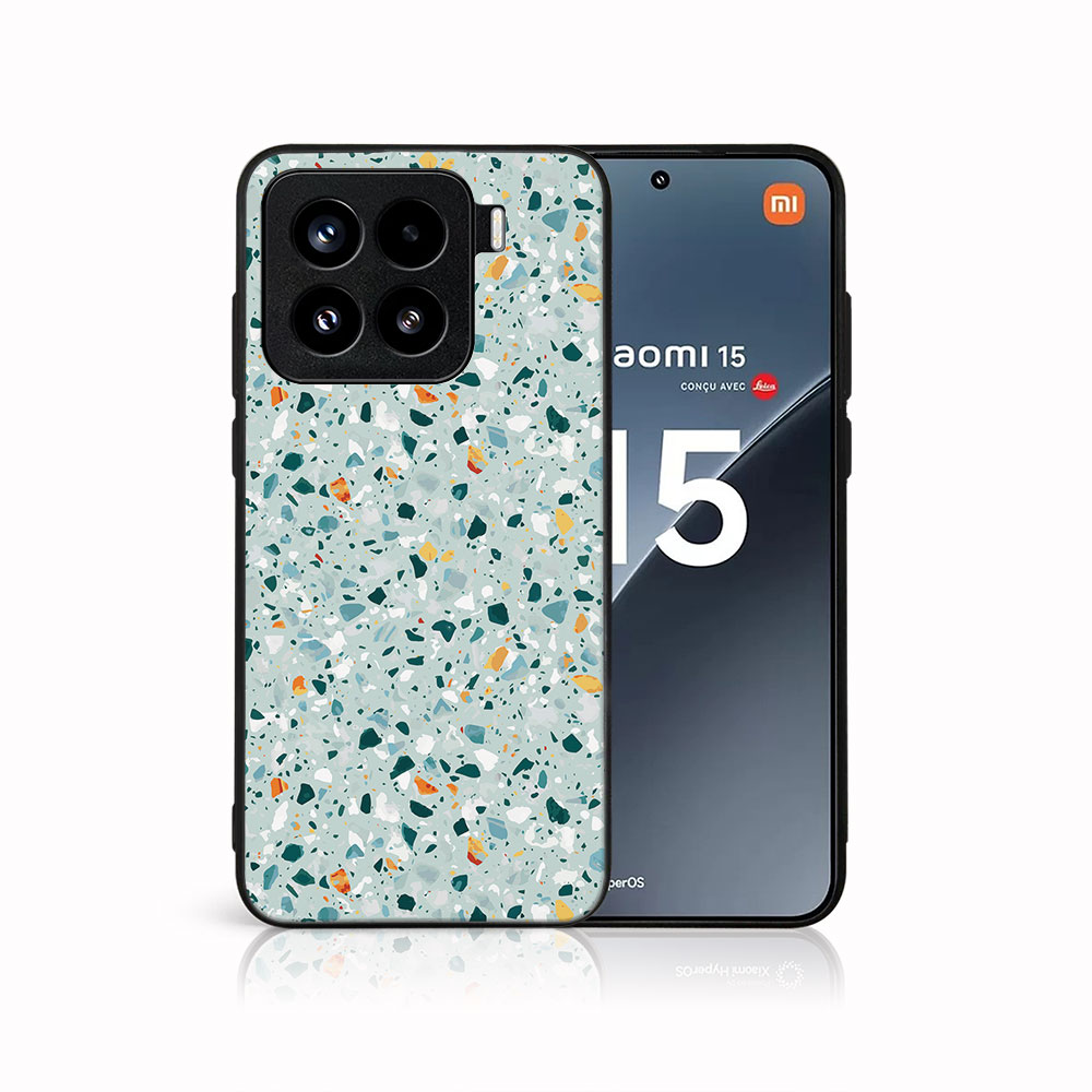 MY ART Védőtok Xiaomi 15 BLUE TERRAZZO (164) készülékhez akciós termékkép 1