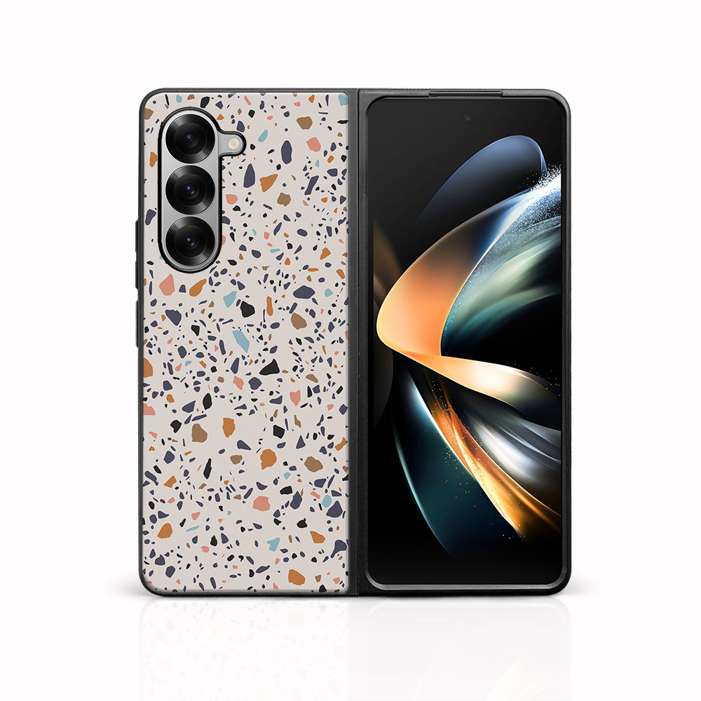 MY ART Védőtok Samsung Galaxy Z Fold6 5G BEIGE TERRAZZO (162) készülékhez akciós termékkép 1