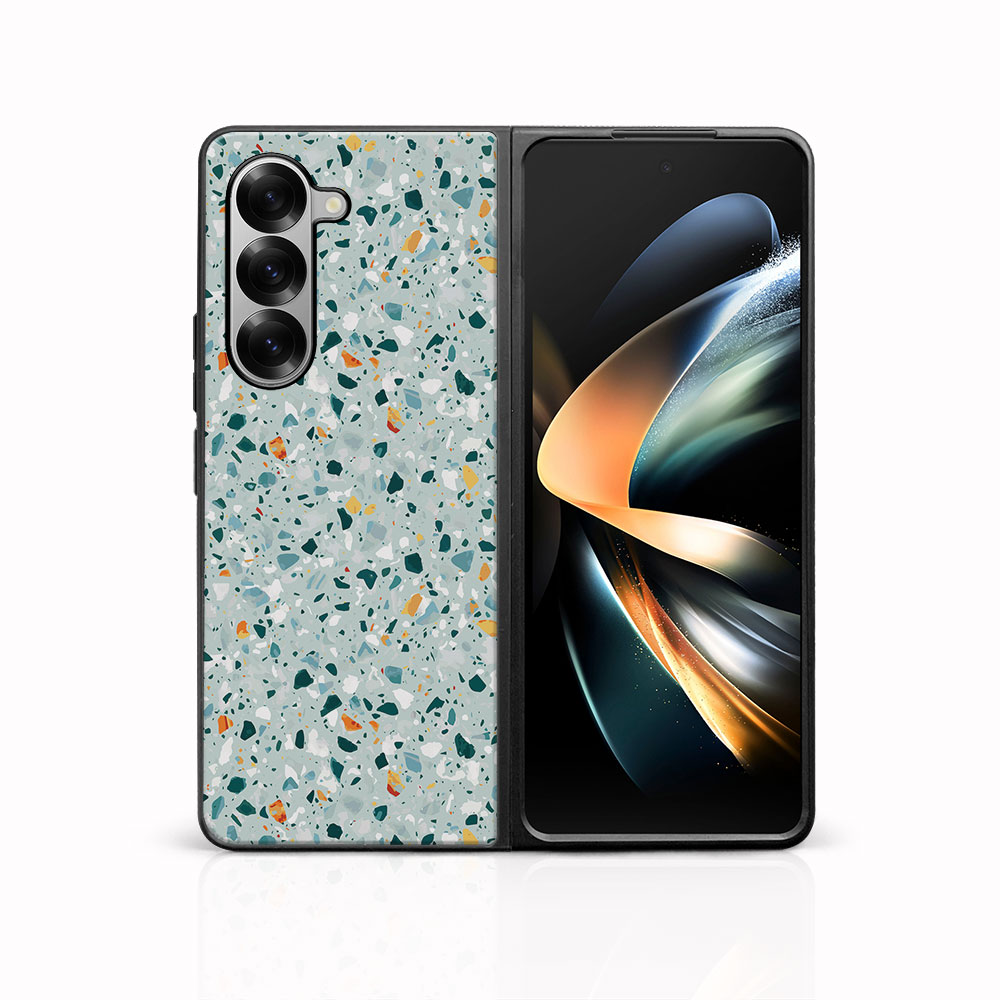 MY ART Védőtok Samsung Galaxy Z Fold6 5G BLUE TERRAZZO (164) készülékhez akciós termékkép 1