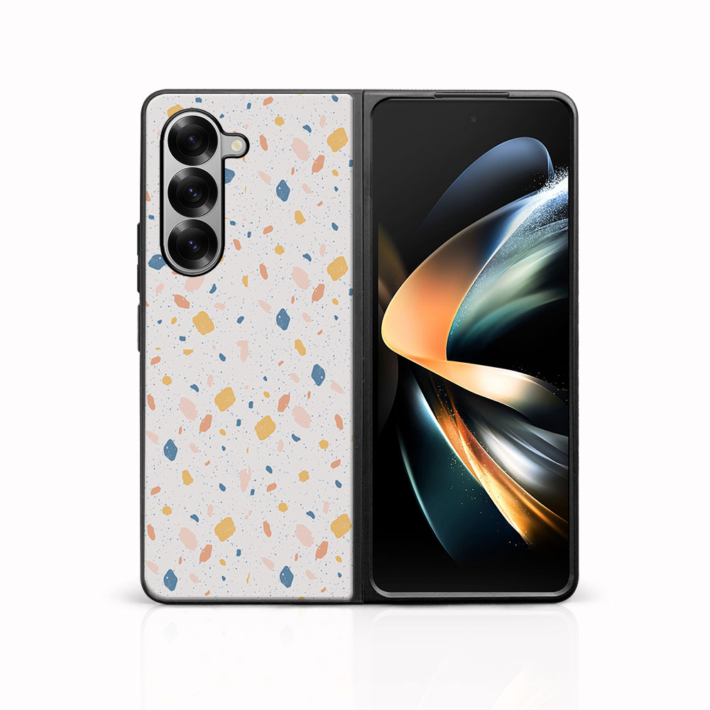 MY ART Védőtok Samsung Galaxy Z Fold6 5G ORANGE TERRAZZO (165) készülékhez akciós termékkép 1