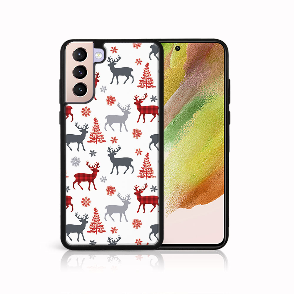 MY ART Karácsonyi dizájnú tok Samsung Galaxy S22 5G DEER (068) akciós termékkép 1