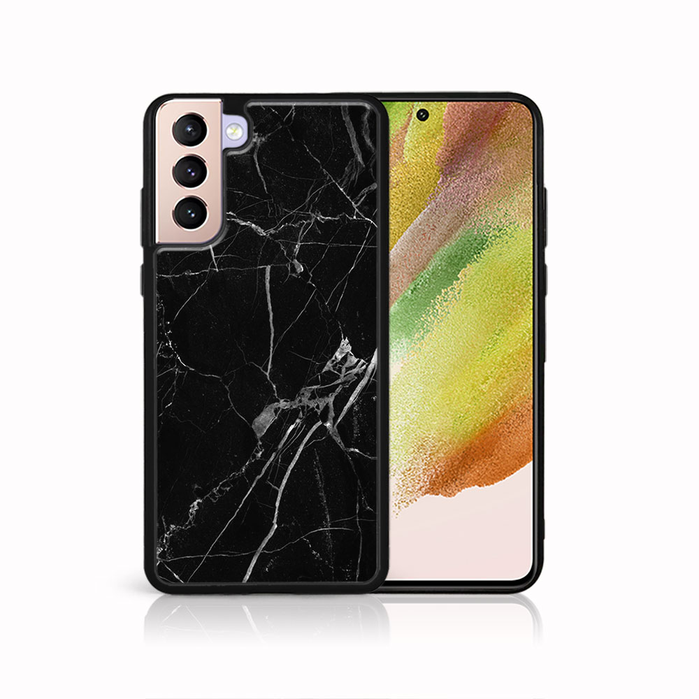 MY ART Védőtok Samsung Galaxy S22 5G BLACK MARBLE készülékhez (142) akciós termékkép 1