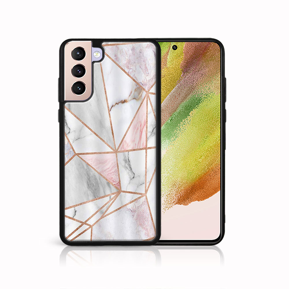 MY ART Védőtok Samsung Galaxy S22 5G PINK MARBLE (143) készülékhez akciós termékkép 1